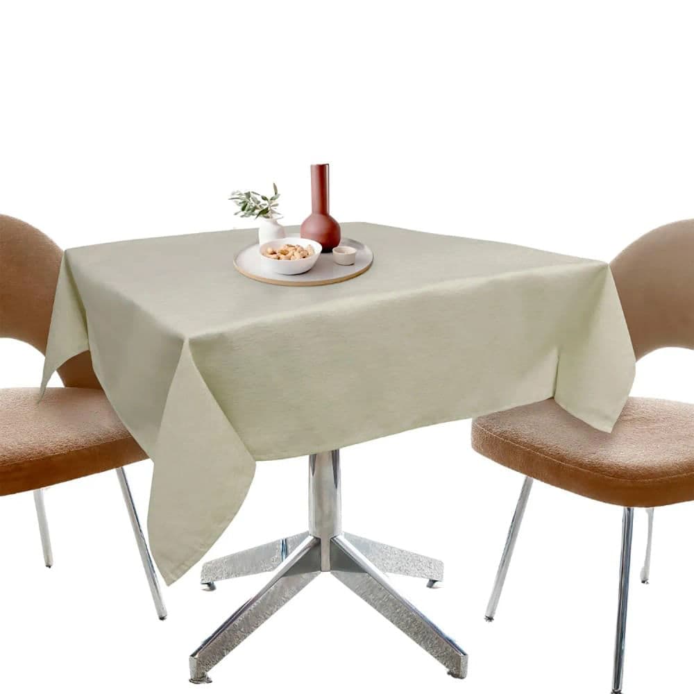 Toalha de Mesa Laguna 1,35x1,35m Bege Claro - Branyl