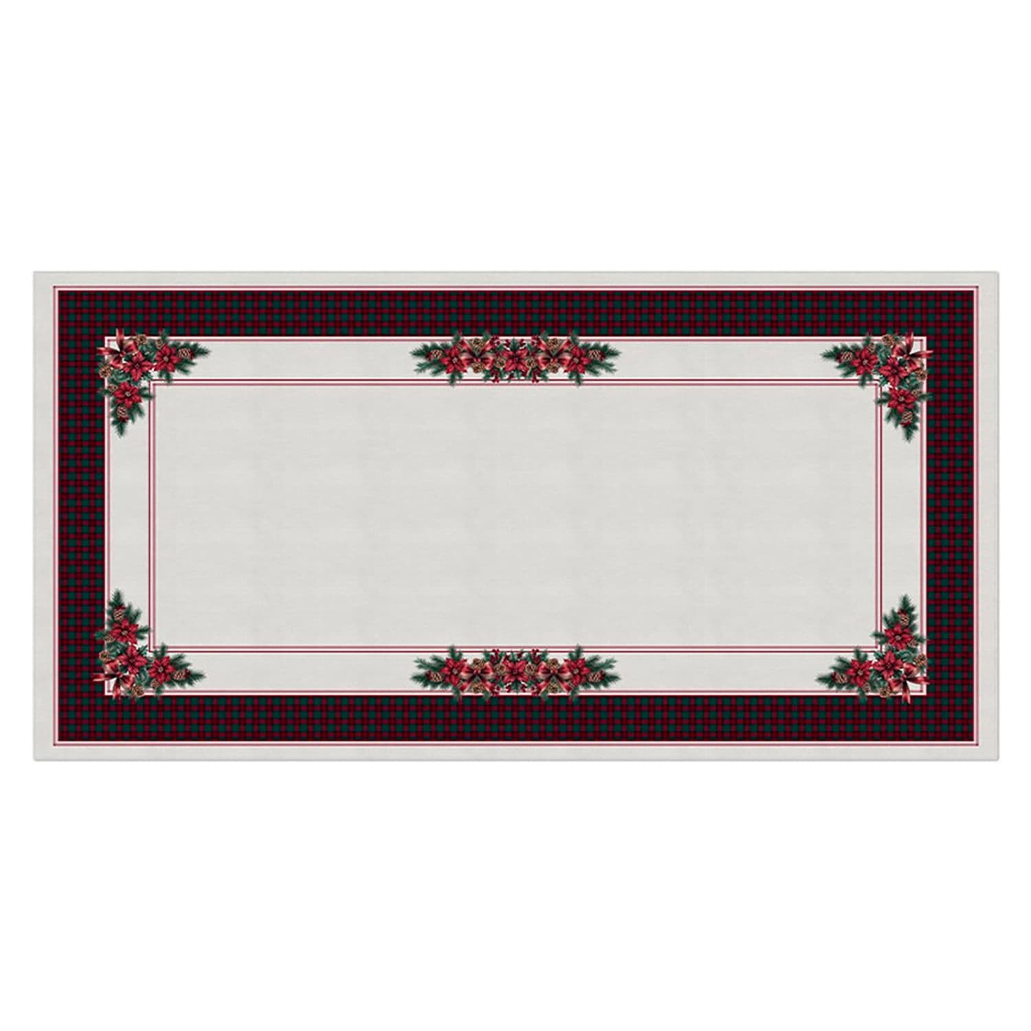 Toalha de Mesa Retangular 1,40x2,20m Noite Feliz - Belchior Decor