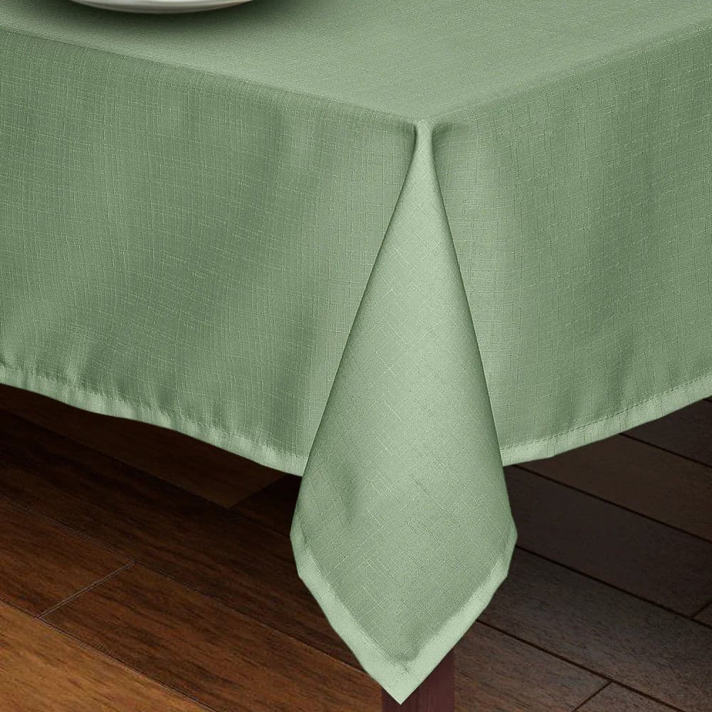 Toalha de Mesa Retangular 1,45x2,20m Ráfia Verde Musgo - Branyl