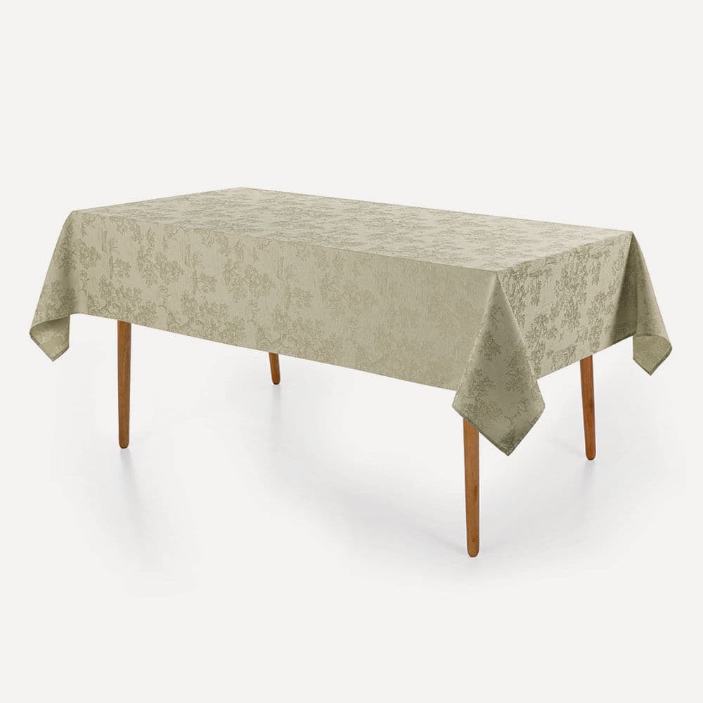 Toalha de Mesa Retangular 6 Lugares Grazia Alecrim