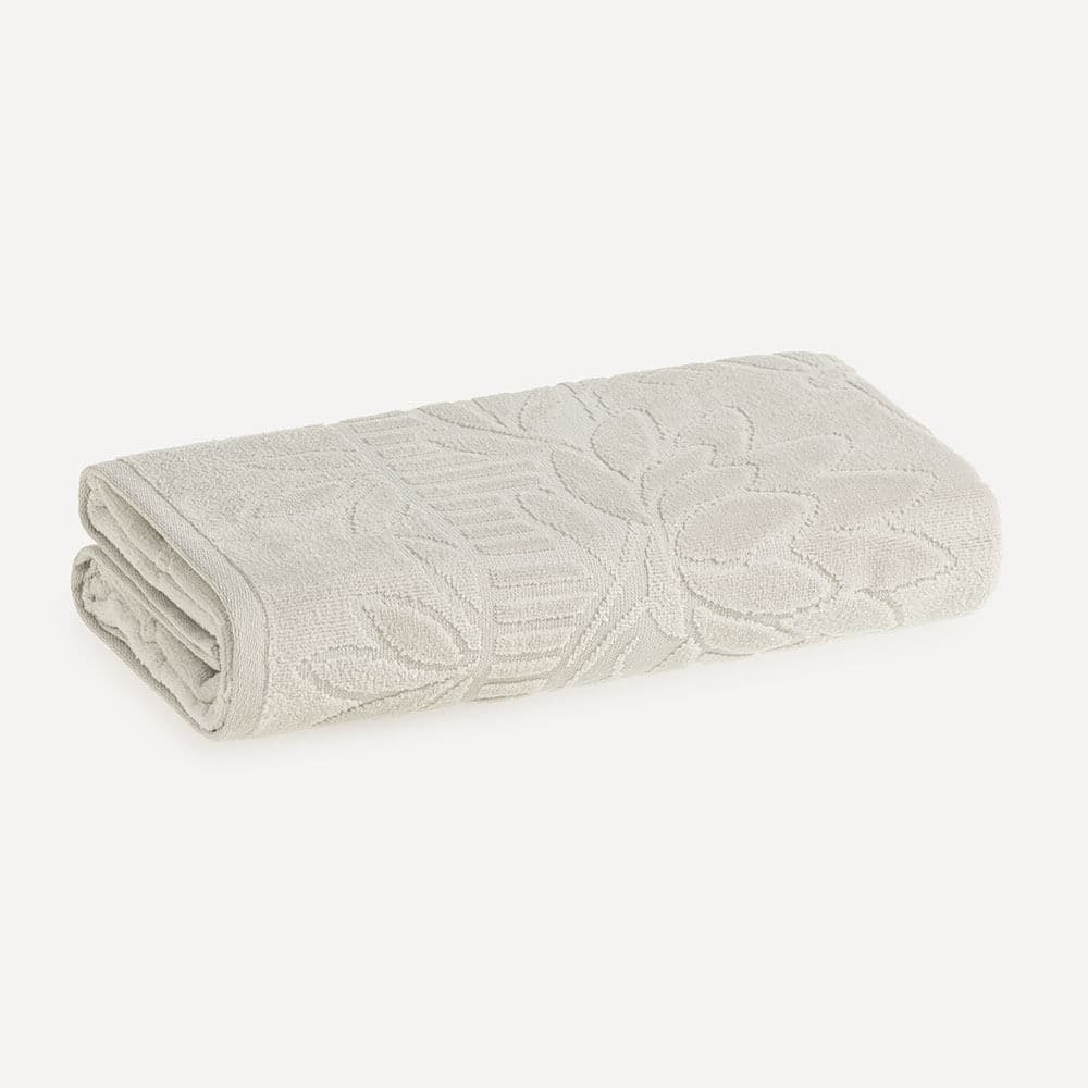 Toalha de Rosto 100% Algodão Lotus Platina