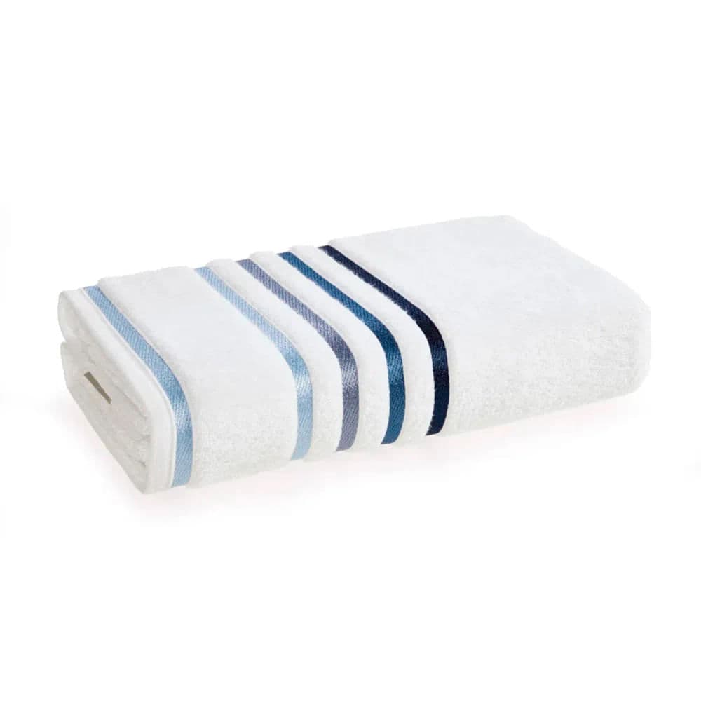 Toalha de Rosto Lumina Branco/azul - Karsten