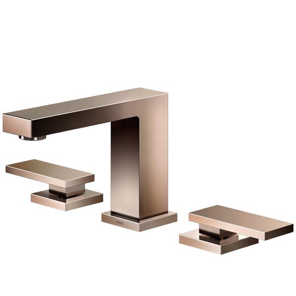 Torneira Misturador de Pia para Banheiro com Bica Alta Rose Gold New Edge Docol