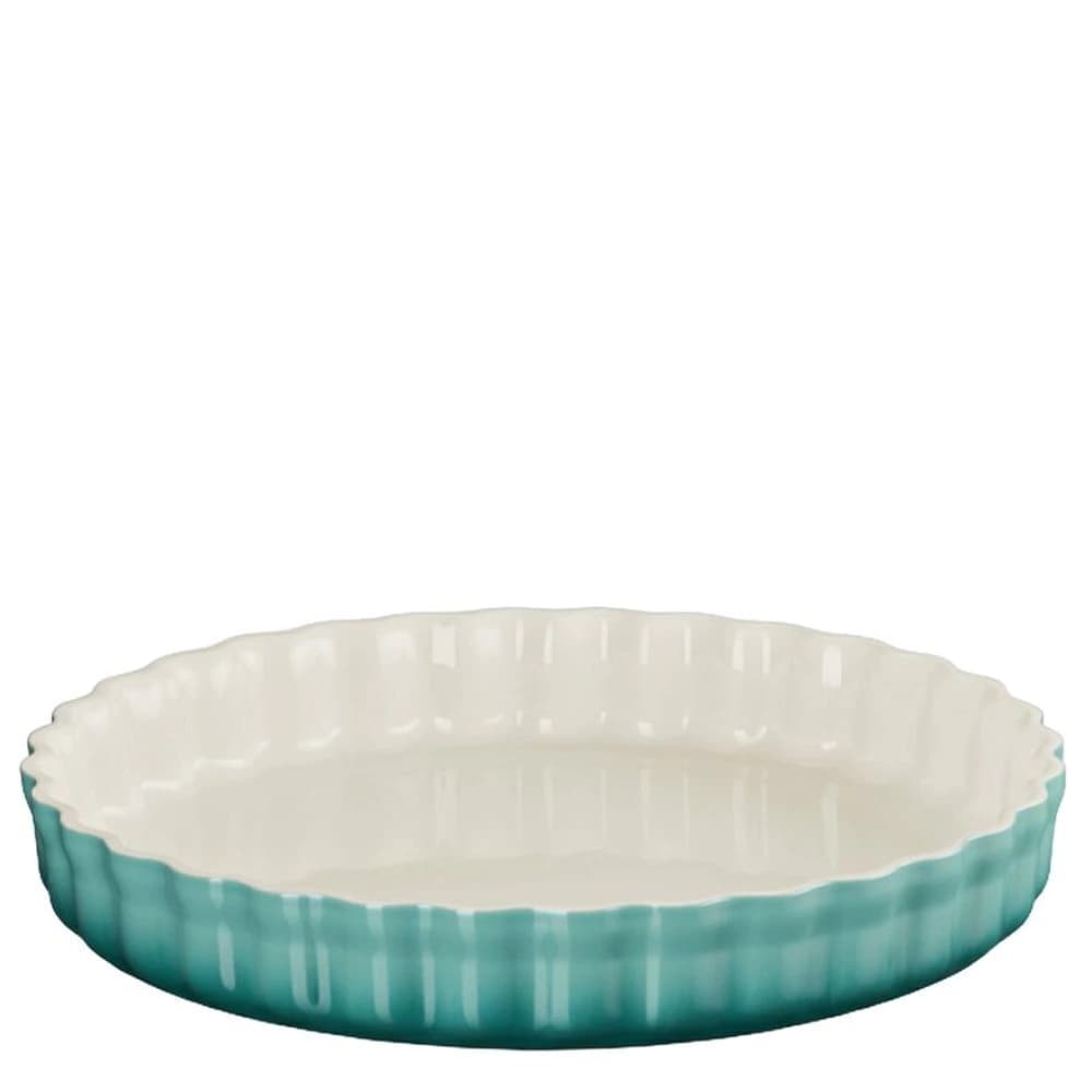 Travessa de Cerâmica para Flan Le Creuset Heritage Bleu Riviera 28cm