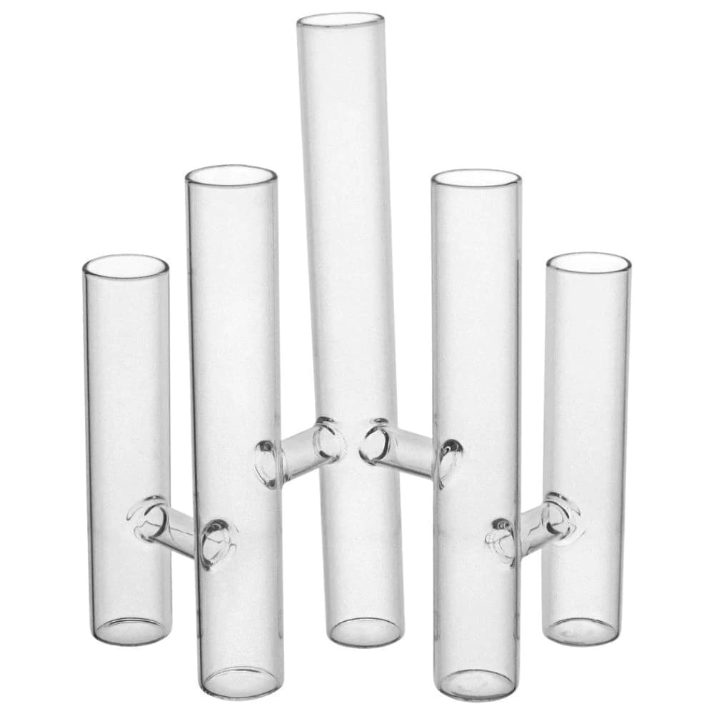 Vaso de Vidro Tubes 19x22cm