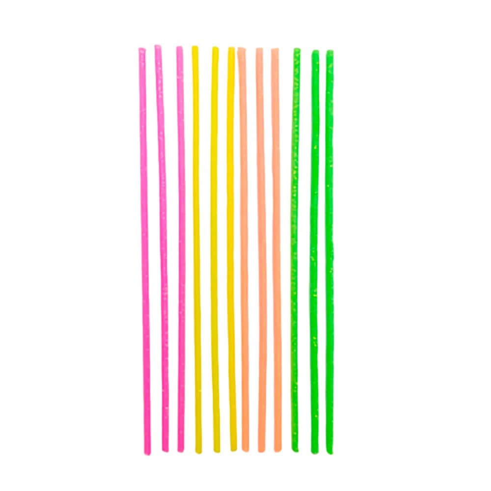 Vela Palito Neon Colorido - Silver Festas