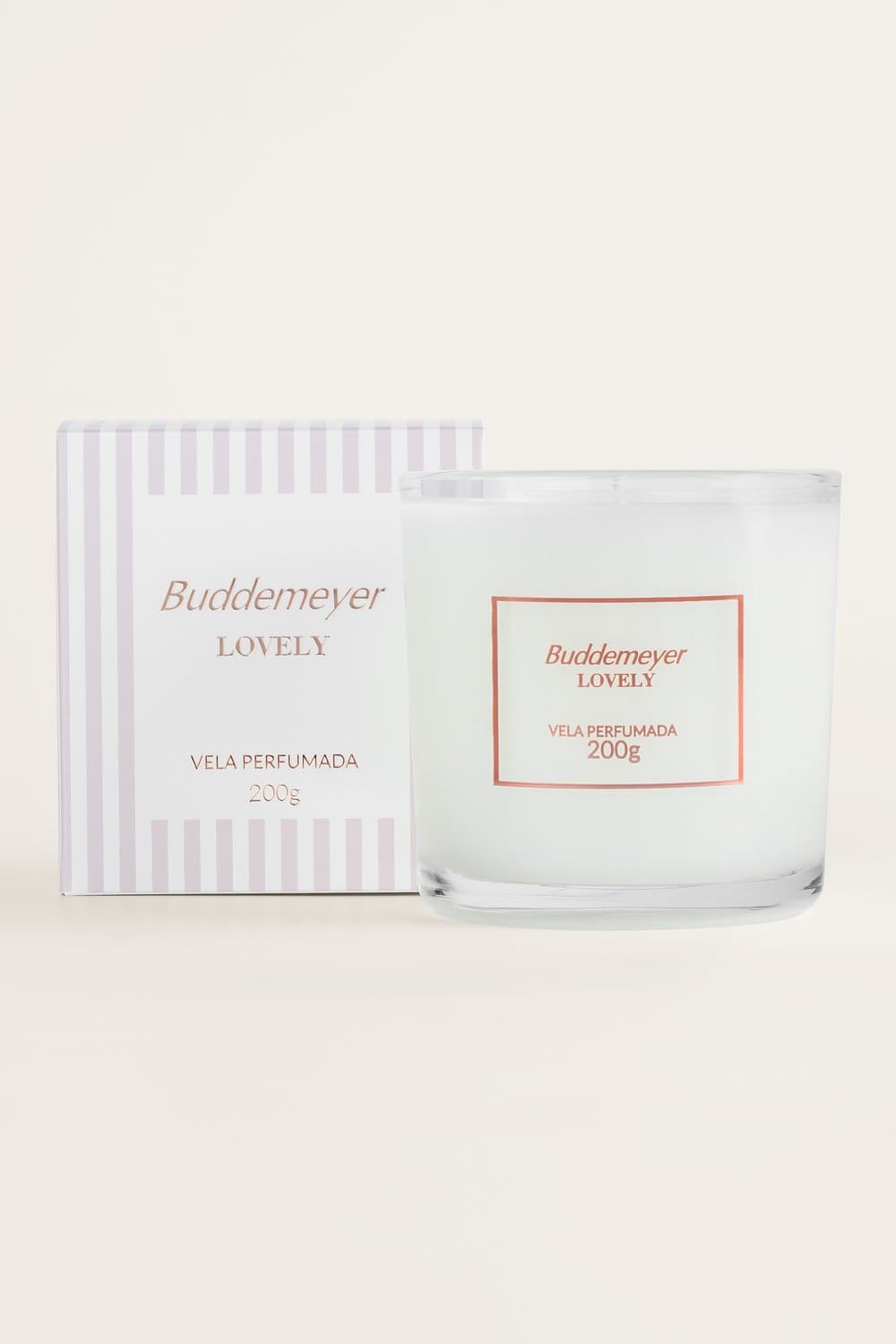 Vela Perfumada Lovely 200g Buddemeyer Perfumaria