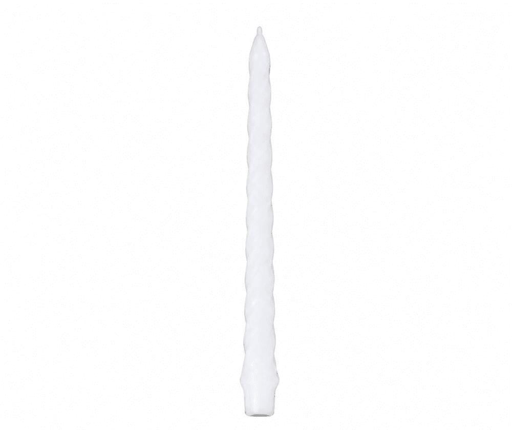 Vela Velazza Divine Castiçal N09 22 cm Branca 3 Unidades