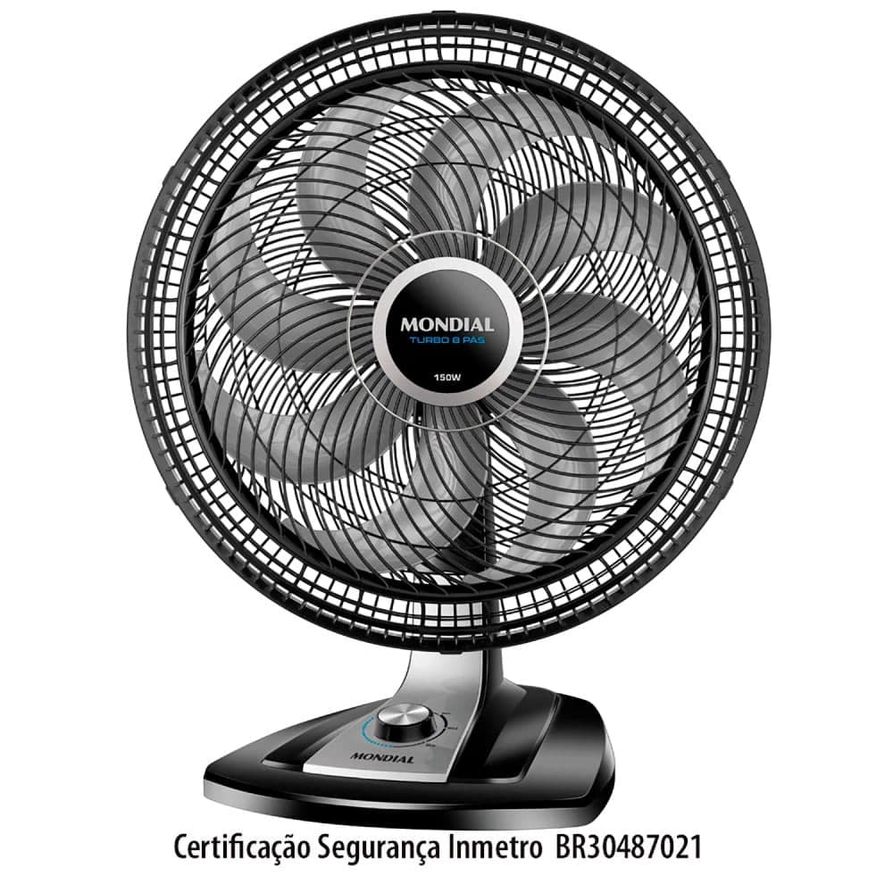 Ventilador de Mesa Mondial 50cm 8 Pás Vtx-50-8p