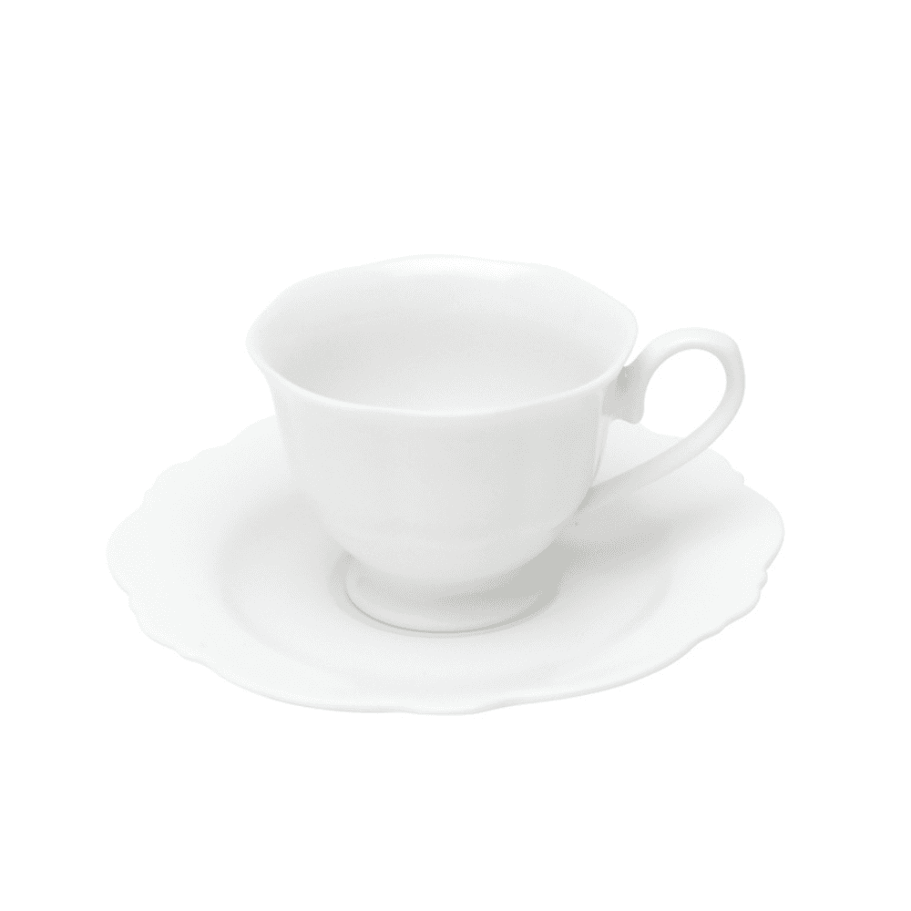 Xicara de Cafe em Porcelana 80 Ml Maldivas 6 Peças