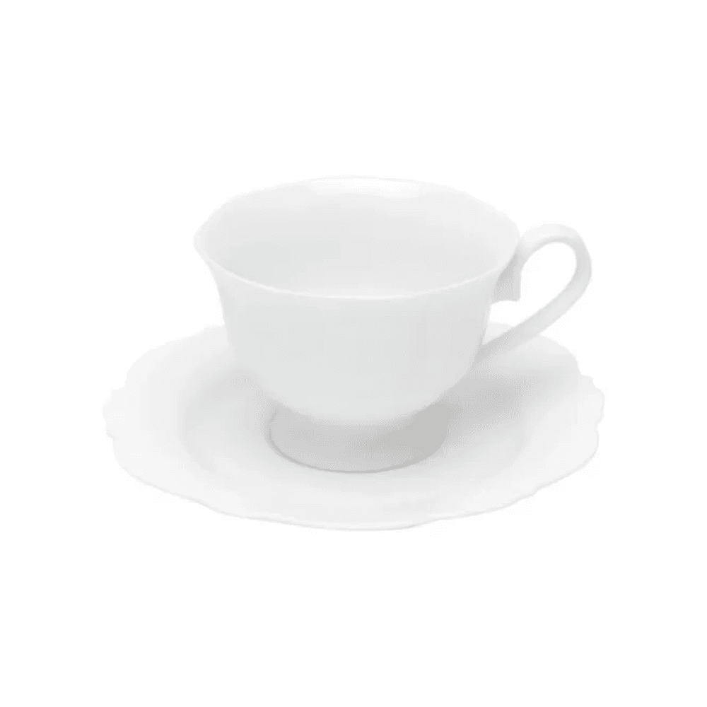 Xicara em Porcelana para Chá 180 Ml Maldivas 6 Peças